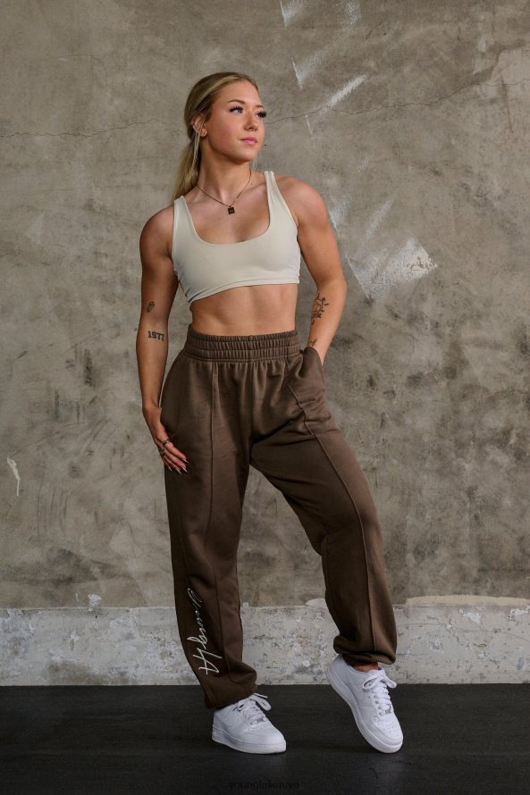 moterys viržių pilka w202 script joggers 2.0 YoungLA apranga 2JR0N01131