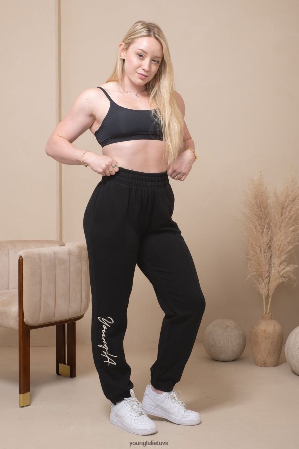 moterys viržių pilka w202 script joggers 2.0 YoungLA apranga 2JR0N01131
