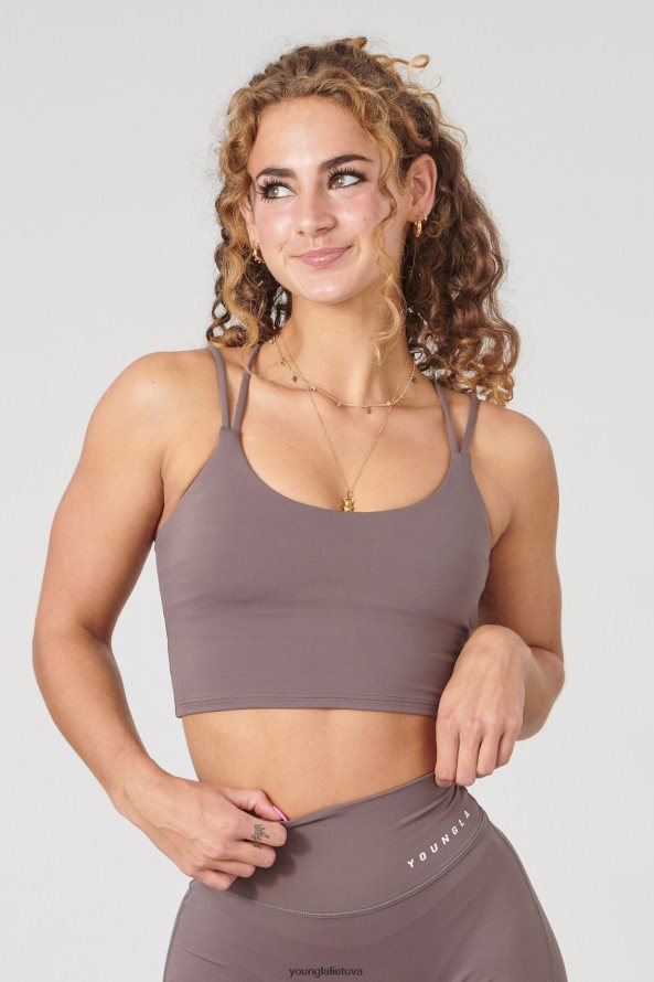 moterys juodas w310 progress sportinė liemenėlė YoungLA apranga 2JR0N01014