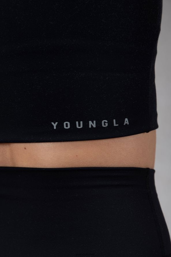 moterys juodas w310 progress sportinė liemenėlė YoungLA apranga 2JR0N01014