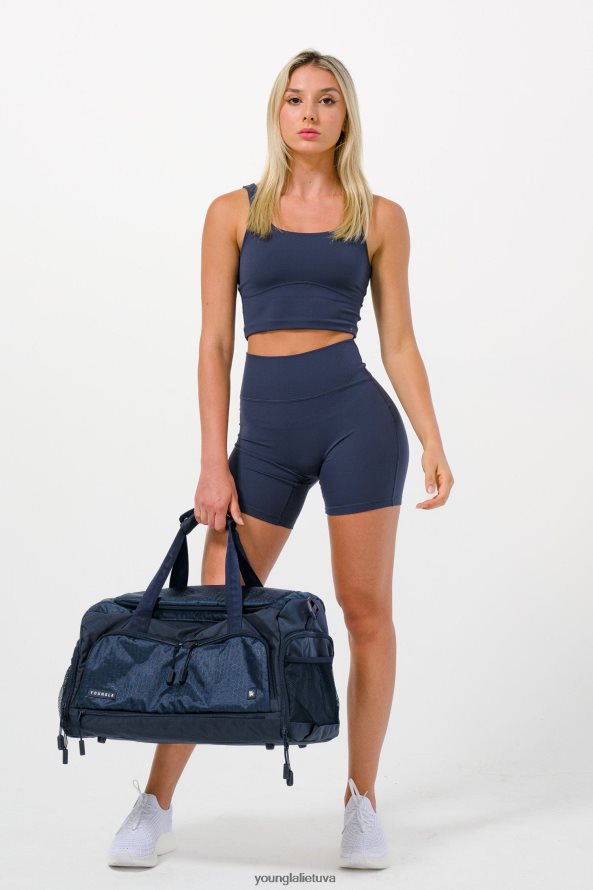 moterys juodasis jurginas w309 sportinė liemenėlė YoungLA apranga 2JR0N01003