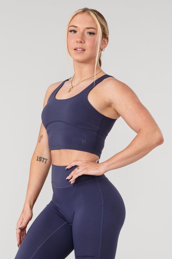 moterys lotoso rožinė w309 sportinė liemenėlė YoungLA apranga 2JR0N01002