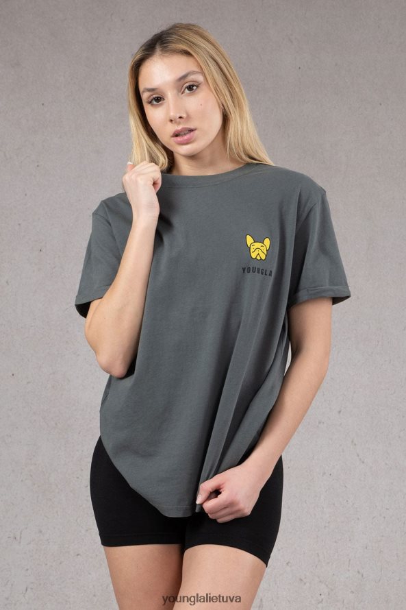 moterys žalias plovimas w417 iggy oversized marškinėliai YoungLA apranga 2JR0N01056