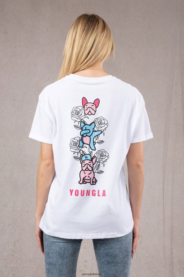 moterys žalias plovimas w417 iggy oversized marškinėliai YoungLA apranga 2JR0N01056