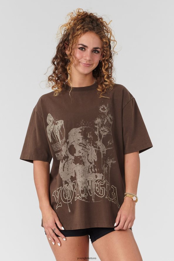 moterys juodas plovimas w427 phantom oversized trišakiai YoungLA apranga 2JR0N01027