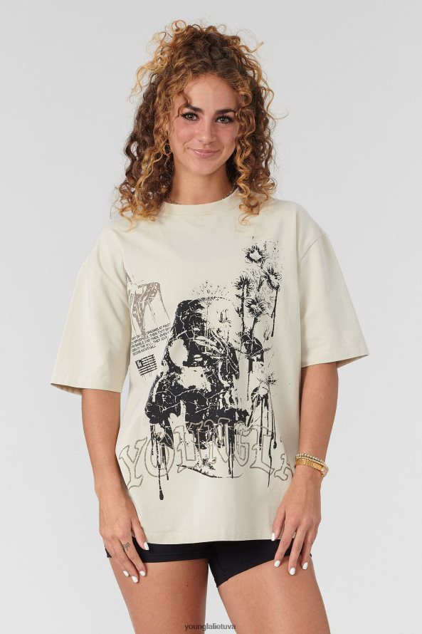 moterys juodas plovimas w427 phantom oversized trišakiai YoungLA apranga 2JR0N01027