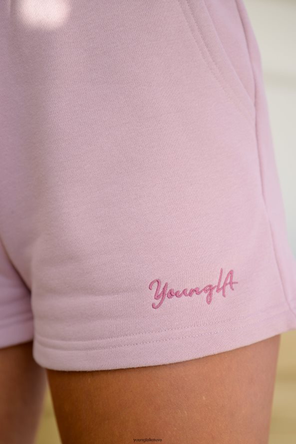 moterys dulkėta rožinė w107 trigubi šortai YoungLA apranga 2JR0N01088