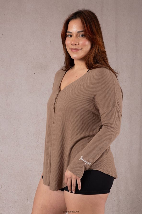 moterys vidurnakčio juoda w415 kavinės megztinis YoungLA apranga 2JR0N01194