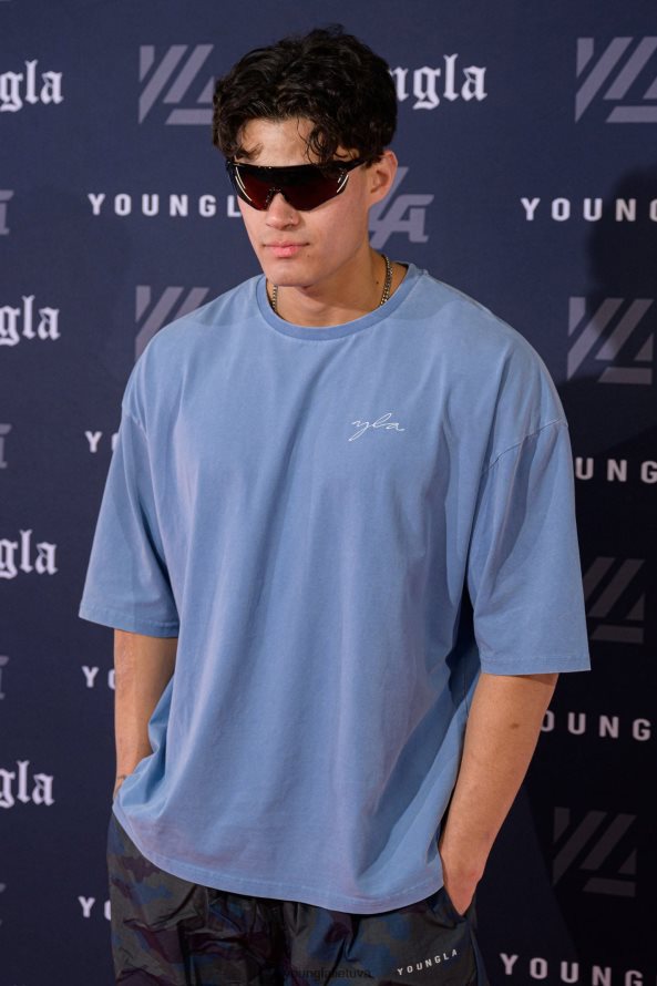 vyrų levandų plovimas 464 skyline super dydžio marškinėliai YoungLA apranga 2JR0N0276