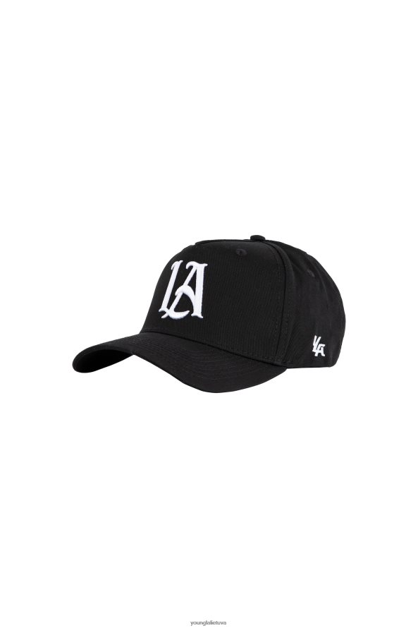 vyrų juodas 920 a-frame la snapback hat 2.0 YoungLA apranga 2JR0N0940