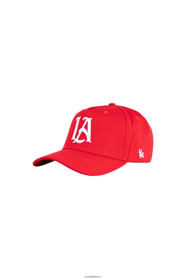 vyrų raudona 920 a-frame la snapback hat 2.0 YoungLA apranga 2JR0N0945