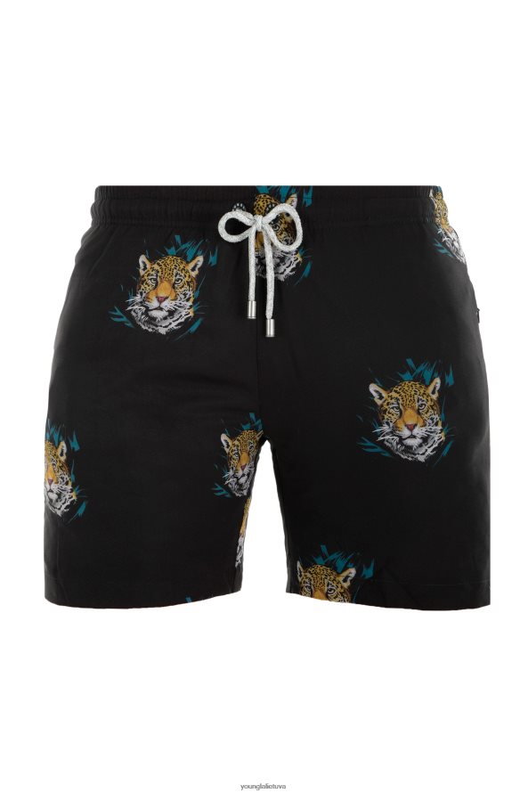 vyrų pūkuotas leopardas 128 abstraktūs plaukimo šortai \'22 YoungLA apranga 2JR0N0709